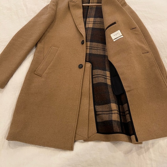 Billy Reid Camel Topcoat - Picture 2 of 3